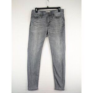 Madewell Jeans Womens 29 Gray 9" High Riser Skinny Skinny